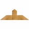 Ekena Millwork Portland Rough Sawn Timber Gable Bracket, Western Red Cedar, 36"W x 13"H x 4"D x 6"F, 9/12 Pitch GBW036X13X0406POR00RWR - alternate 1